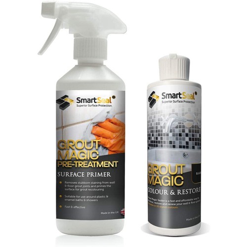 Grout cleaner with recolouring - cleaner,