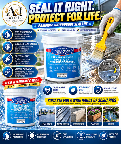 500g transparent waterproof - transparent,